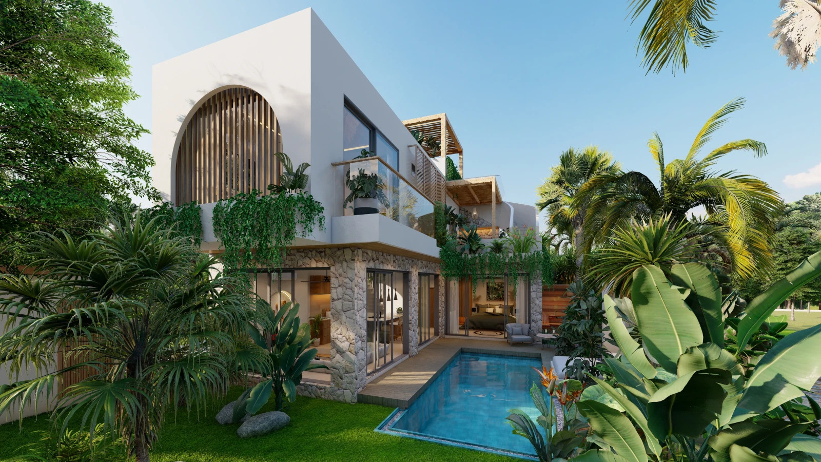 Modern 3 Bedrooms villa for sale in Bangrak 