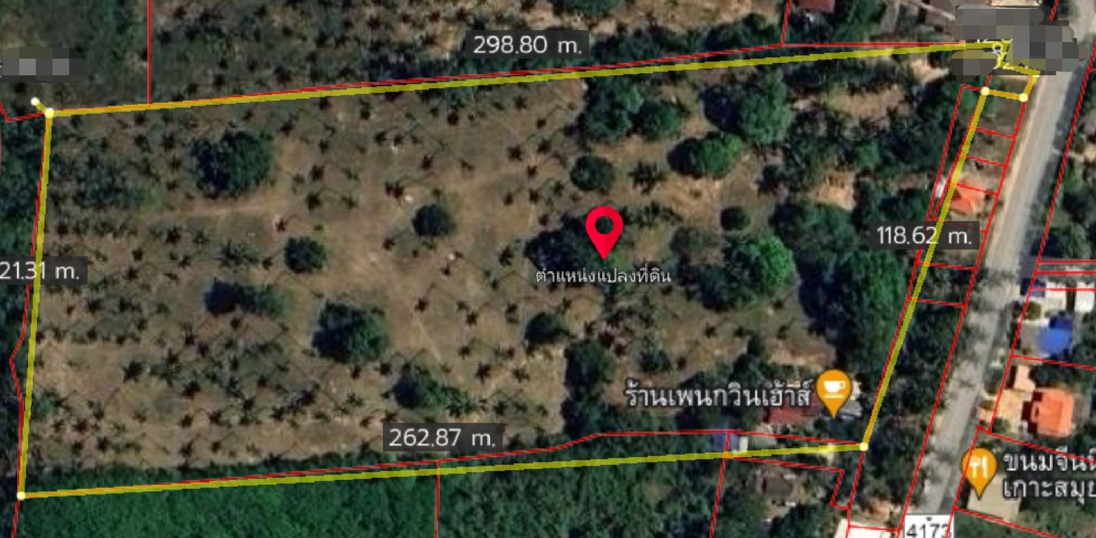 FOR SALE - FLAT LAND  BANG KAO KOH SAMUI ( 21 RAI ) 